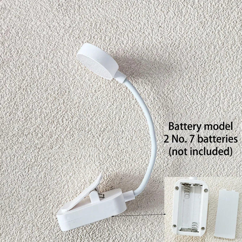 Flexible  Battery Rechargeable Warm/Cool LED Reading Lamp