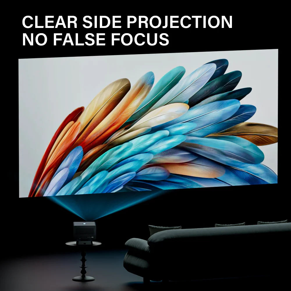 Rechargeable 1080p HD Projector with Android, 120" Display