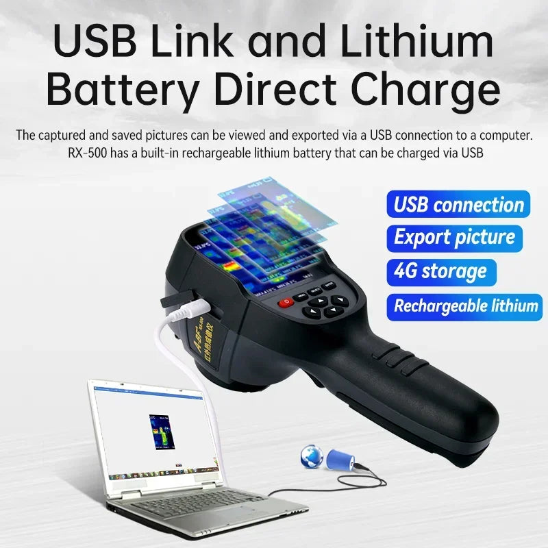 Portable RX-500 Infrared Thermal Imaging Camera