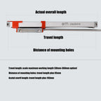 16x16mm Compact Linear Ruler 50mm Travel, TTL Signal