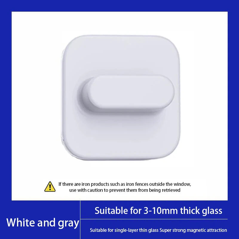 Double-Sided Magnetic Window Cleaner for 3–10mm Glass