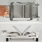 1cm Stainless Steel Wire Cheese Slicer Compact Aluminum Cutter for Soft Cheese & Sausages