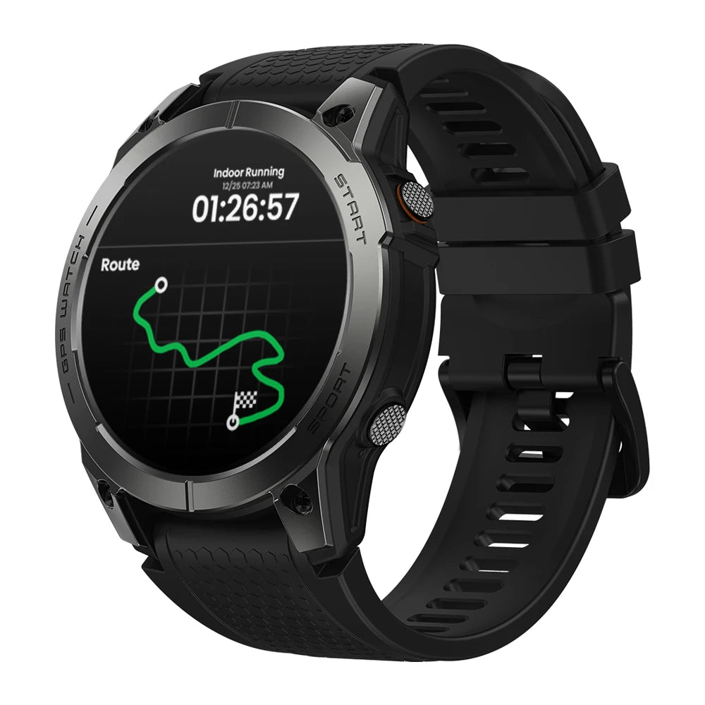 Rechargeable AMOLED Smartwatch with GPS, Fitness & Sleep Monitoring, Bluetooth Calls