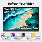 13.4 Inch 4K Touchscreen Portable Monitor 500nits