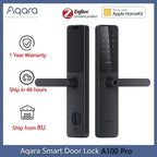 Smart Door Lock with Fingerprint and Apple Homekey for 80-120mm Doors