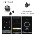Rechargeable Bluetooth Hearing Aid with Noise Cancellation