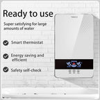 7000W Instant Electric Water Heater for Bathroom Shower Black