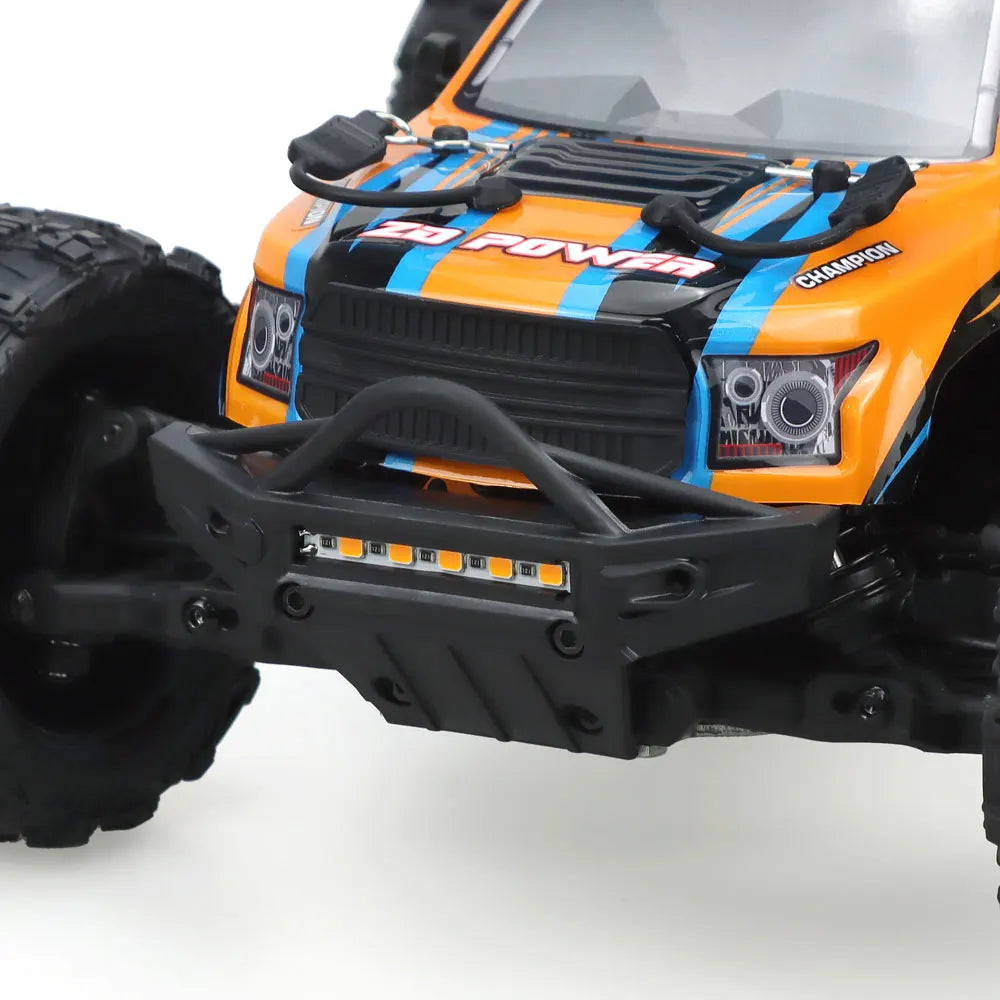 1/16 Scale 4WD Brushless RC Monster Truck – 80km/h Top Speed, Ready to Run (Orange)