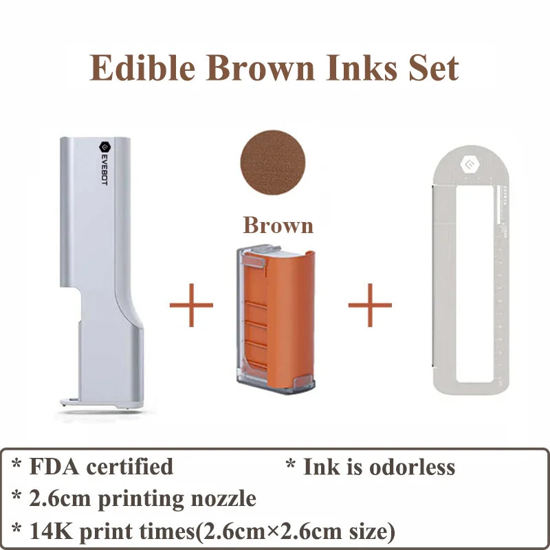 Rechargeable PrintPen for Custom Food Surface Decoration