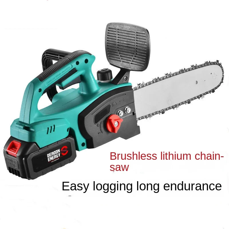 12-Inch Brushless Lithium Battery Chain Chain Saw Outdoor Logging High Power Single Bracelet Saw 전기톱 엔진톱 Motosierra De Gasolina