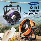 Wireless Outdoor Tent Fan 4-Speed with Remote Control