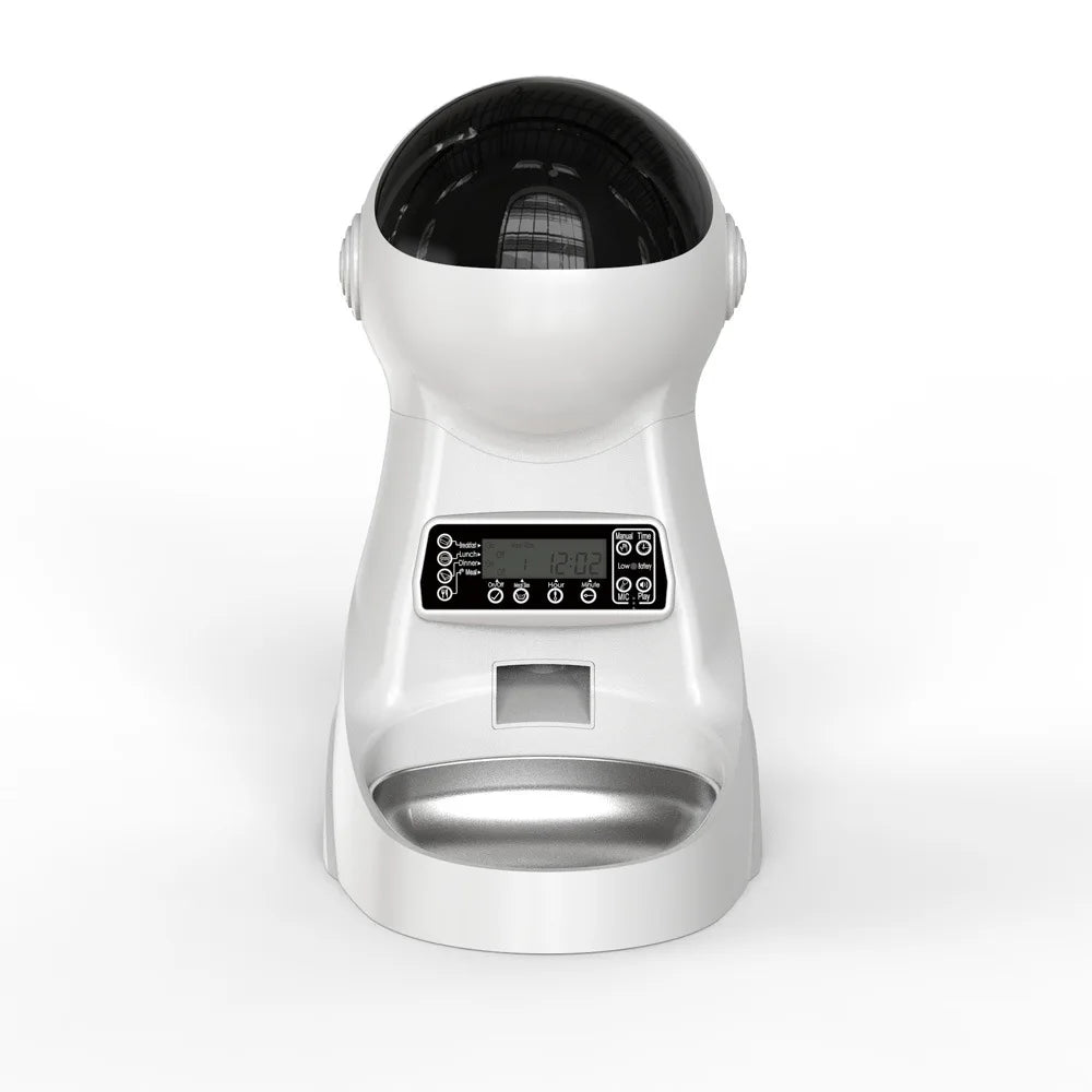 2.5L Smart Automatic Pet Feeder for Cats and Dogs - White