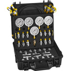 13-Piece Hydraulic Test Gauge Set for Heavy Machinery