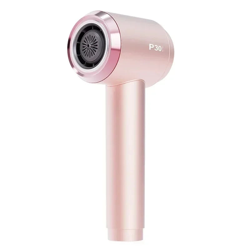 Rechargeable Cordless Hair Dryer Hot & Cold Air, Ion Tech, Travel-Ready Pink-AU Plug