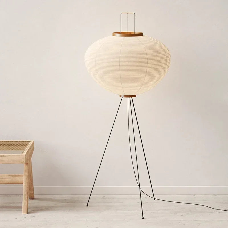 Wabi Sabi Style Standing Lamp for Bedroom or Living Room