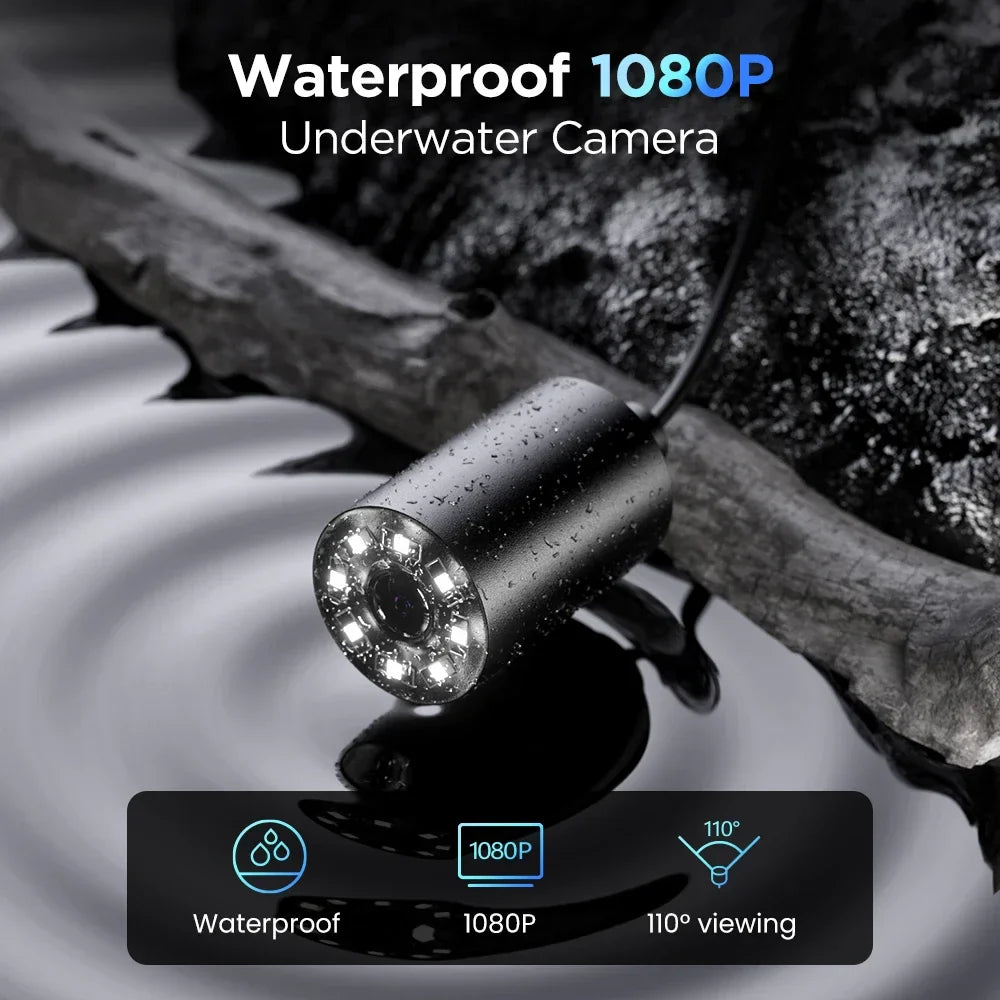 1080P Underwater Fishing Camera with DVR and 16GB Card