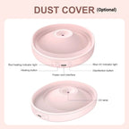 Silent Wearable Breast Pump with Smart Heating & UV Function - MY381B 2PCS Pink
