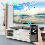 120W Bluetooth Soundbar with Detachable Speakers AUX, Optical, FM, Hi-Res Audio – BS-56 with Box