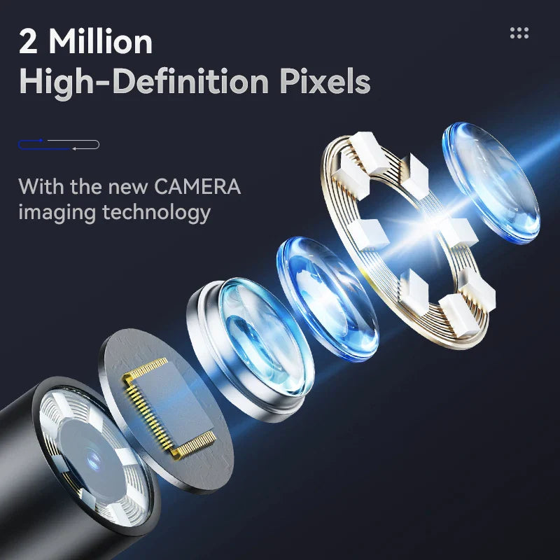 8mm Portable Endoscope Camera for Android & iOS – 1080P, IP67