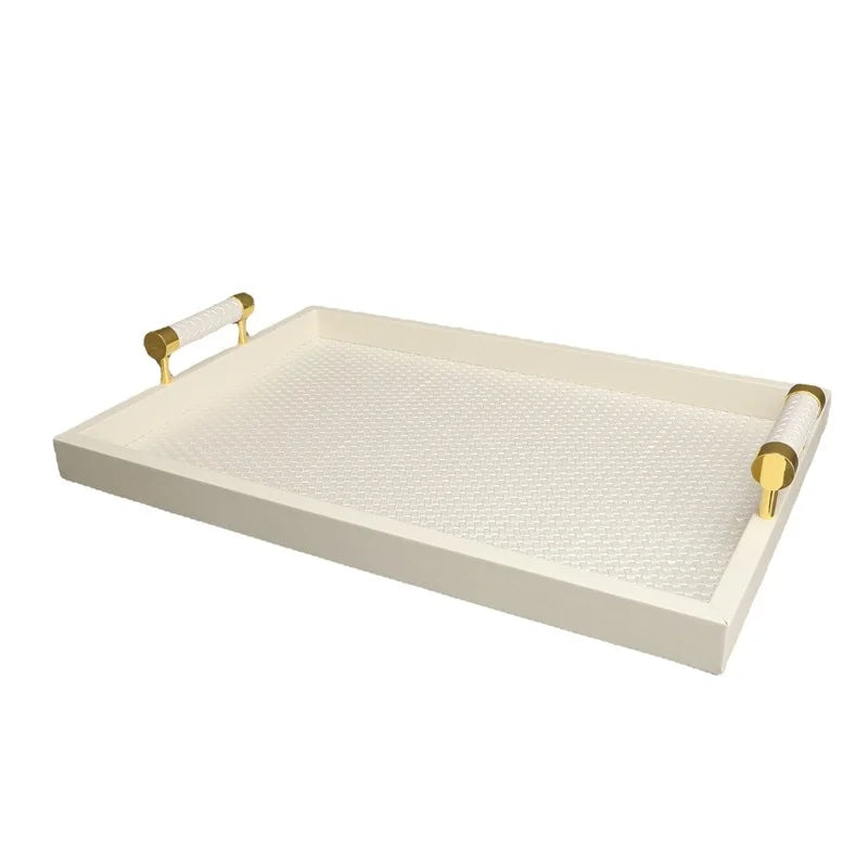 Handmade Leather Tea Tray for Home or Office