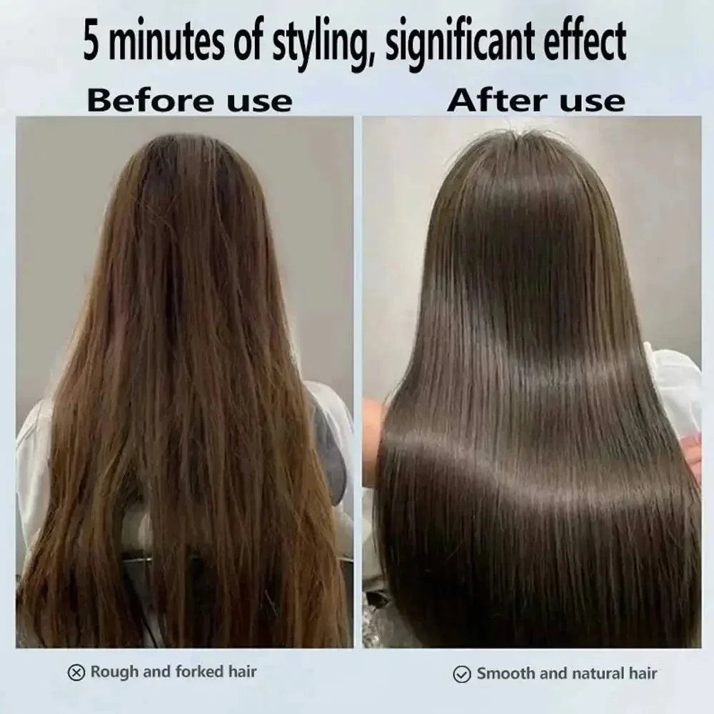 2-in-1 Hair Straightener & Dryer with Negative Ion Heating and LED Display – 1200W
