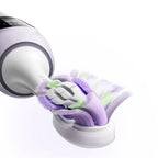 Smart Sonic Toothbrush with Display – 4 Cleaning Modes, 180-Day Battery, Travel Lock, Purple