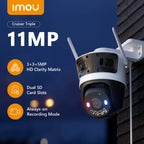 Smart 11MP Outdoor Camera with AI Detection