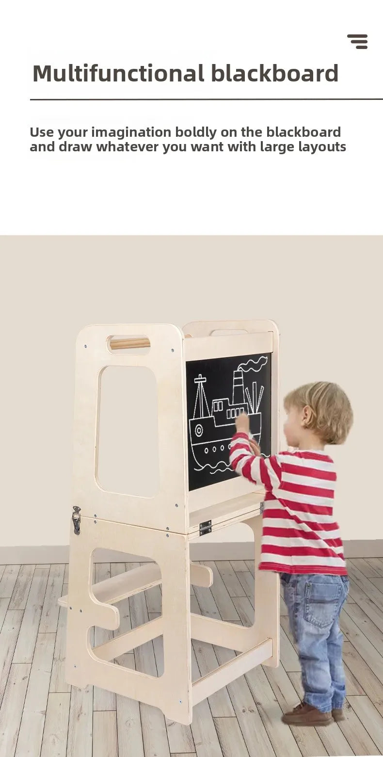 Wooden Study Table Chair Combo for Home Learning Use