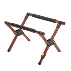 Folding Ice Bucket Rack Compact Aluminum Stand for Travel, BBQs, Trekking & Outdoor Entertaining