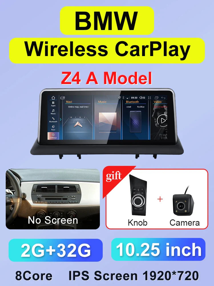 10.25" Android CarPlay Screen for BMW Z4