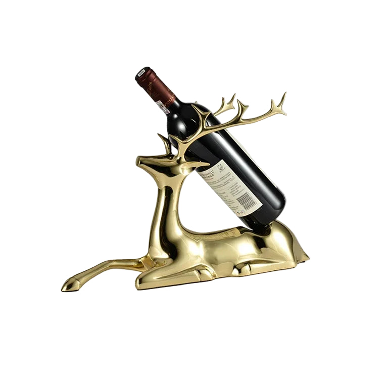 Creative Wine Bottle & Glass Stand Luxury Living Room or Cafe Display Organizer