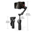 Handheld 3-Axis Stabilizer with Face Tracking & Tripod