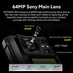 Outdoor Android Phone with 64MP Camera and Flashlight