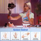 Portable 3-Axis Stabilizer for Smartphones with Smart Features