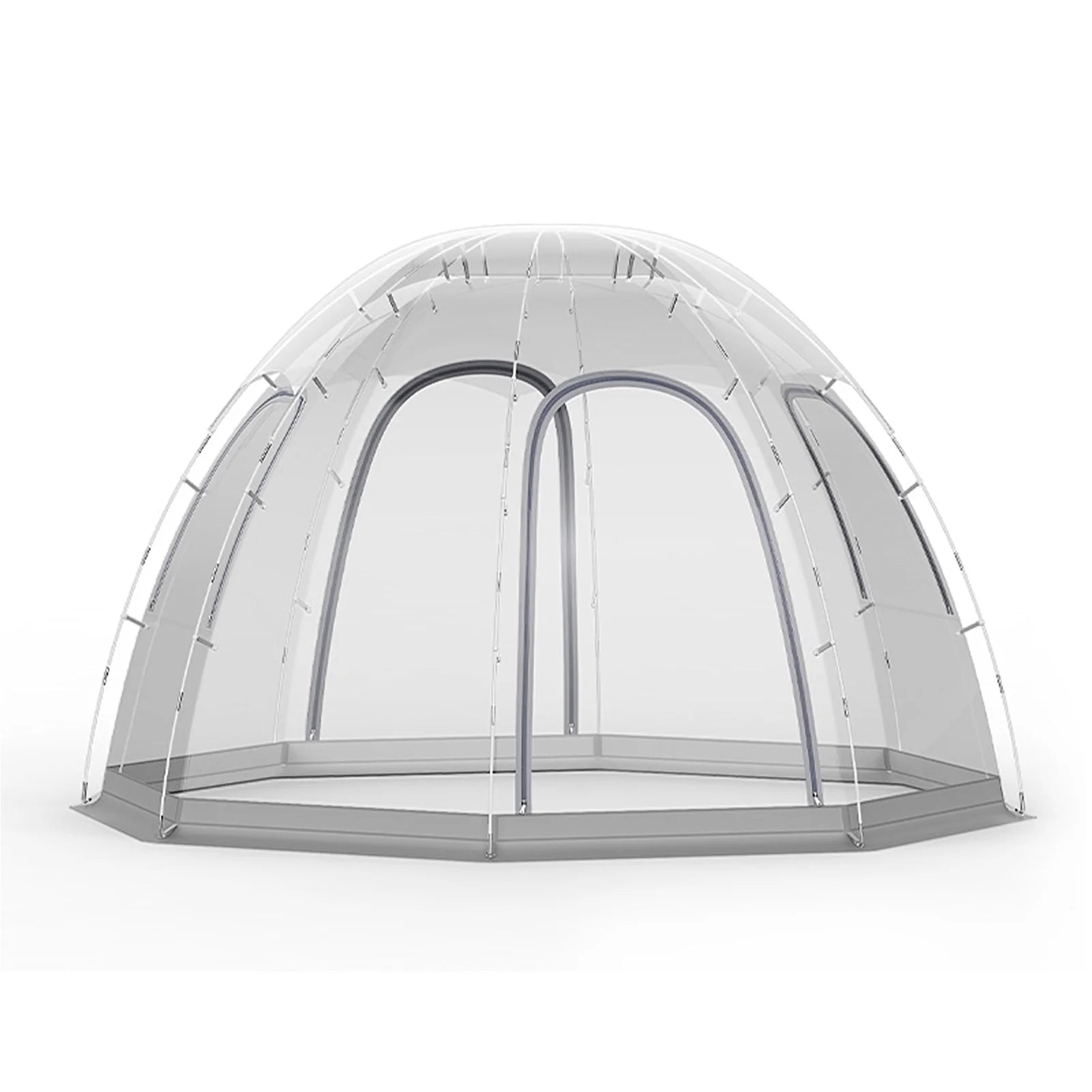 Portable 8-10 Person Dome Tent Clear Bubble Gazebo for Outdoor Events, Garden & Patio Use