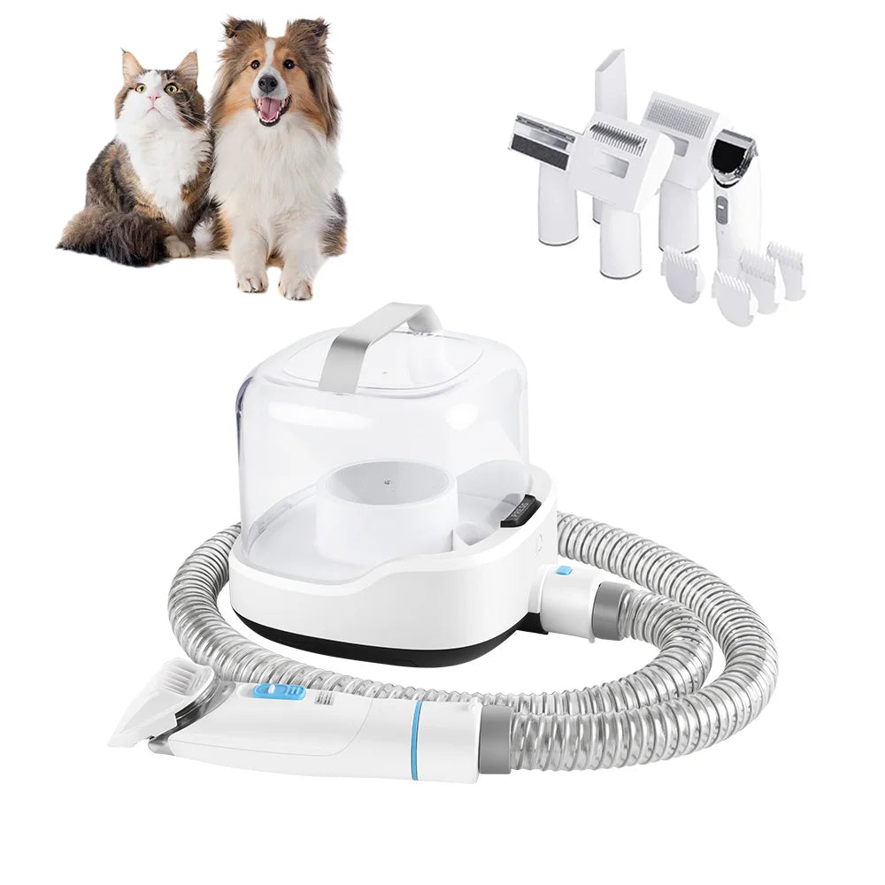 Smart Pet Grooming Vacuum Kit White, Low Noise