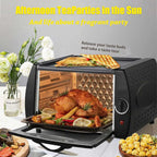 12L Mini Pizza & Bread Oven with Bake Tray, Rack and Handle , 2100W Electric Cooker