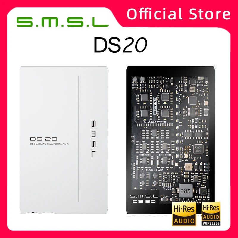 Portable DAC Headphone Amplifier with 4x CS43131 Chips