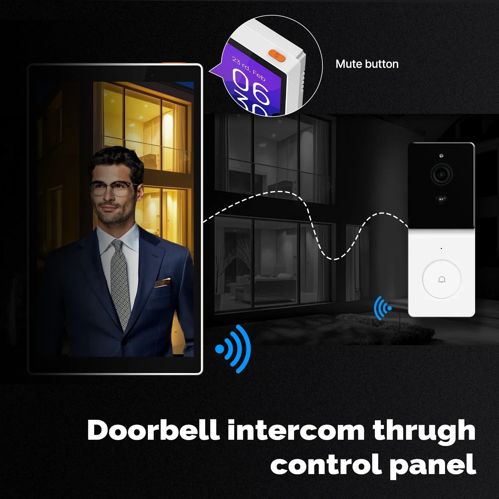 5-inch Smart Home Hub with Touch Display, Zigbee Gateway & Built-in Voice Control