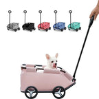Compact Pet Trolley, Foldable, Easy Travel for Small Pets