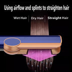 2-in-1 Hair Straightener & Dryer with Negative Ions and 3 Heat Modes