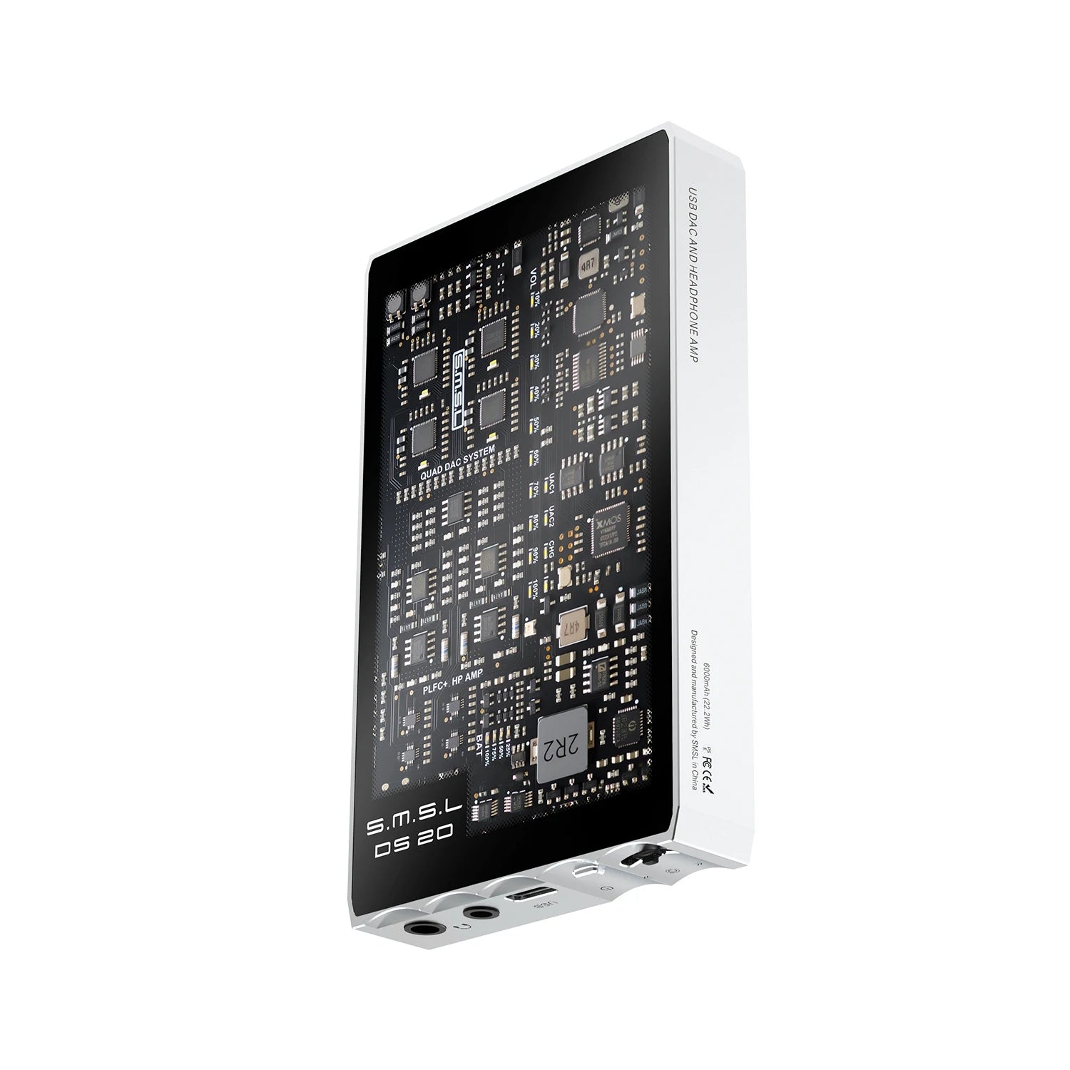 Portable DAC Headphone Amplifier with 4x CS43131 Chips
