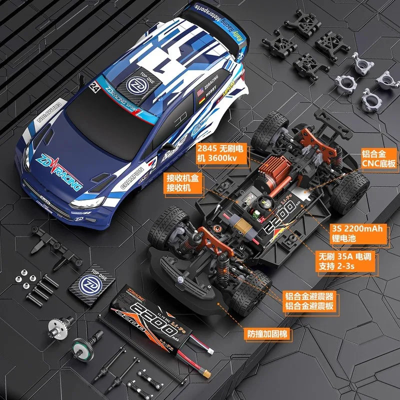 1:12 Scale 4WD RC Drift Car RX12 with Brushless Motor & 350m Remote Range