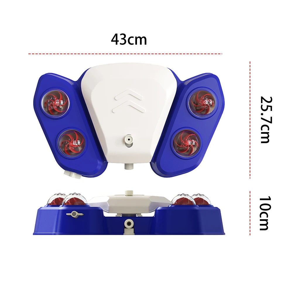 Dog Sprinkler Fountain, Step-On Pad, Adjustable Spray