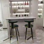 Luxury Wooden Bar Chair, Modern Kitchen Furniture