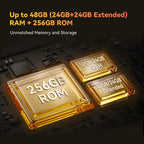 Outdoor Android 14 Phone with 48GB RAM and Fast Charge