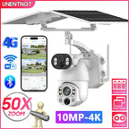 Outdoor 4G 10MP PTZ Camera with Motion Detection
