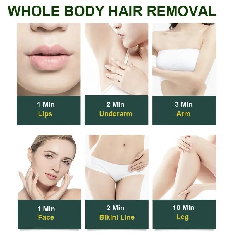 Portable IPL Hair Removal Epilator with 9 Intensity Levels & Auto Mode Add Mo-Co Lamp