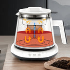 1.8L Electric Glass Tea Pot with Temperature Control and Fast Heating