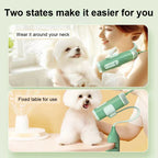Rechargeable Pet Grooming Dryer – Lightweight & Quiet, Green